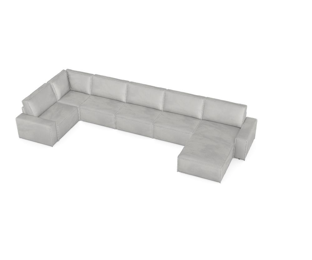 Modulair Sofa Domo - Geconfigureerd Sofa Ref: ZZD4X0