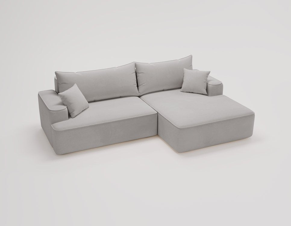 Designer Sofa Fresh Bouclé met slaapfunctie en opbergruimte