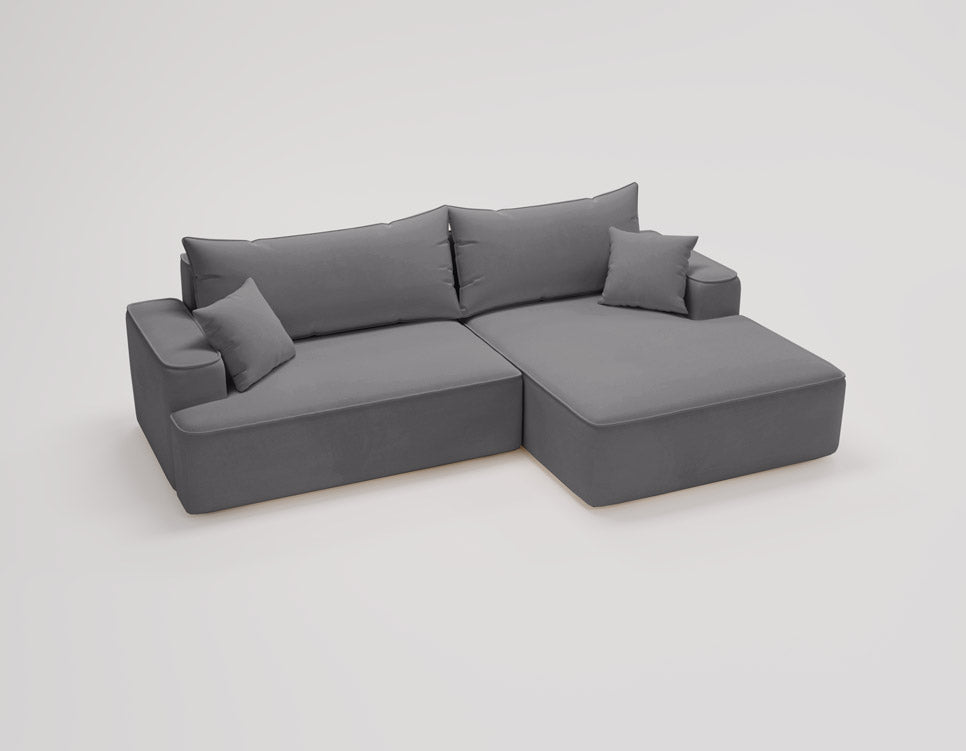 Designer Sofa Fresh Bouclé met slaapfunctie en opbergruimte