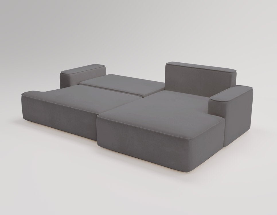 Designer Sofa Fresh Bouclé met slaapfunctie en opbergruimte