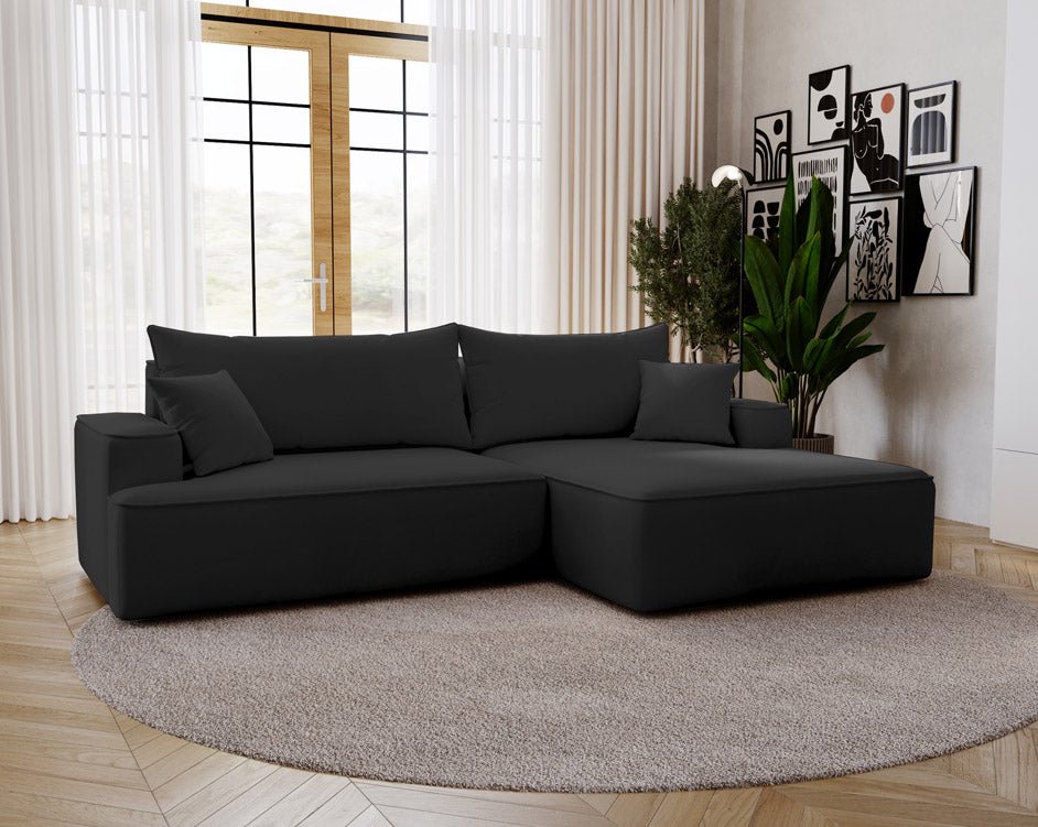 Designer Sofa Fresh Bouclé met slaapfunctie en opbergruimte