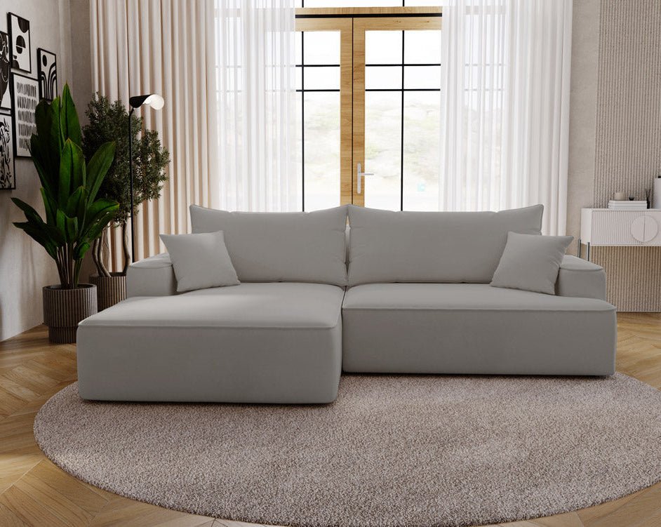 Designer Sofa Fresh Bouclé met slaapfunctie en opbergruimte