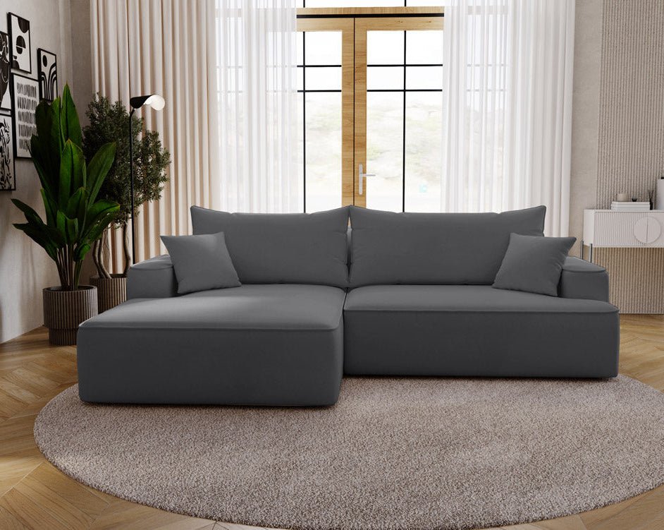 Designer Sofa Fresh Bouclé met slaapfunctie en opbergruimte