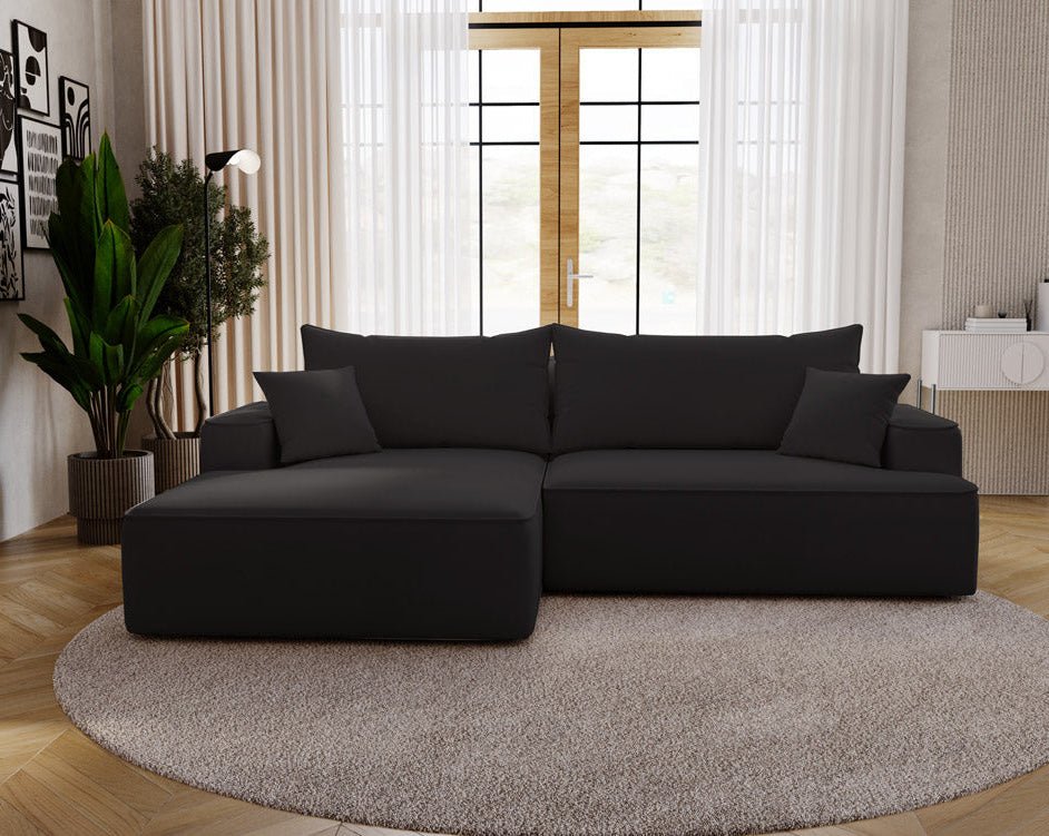 Designer Sofa Fresh Bouclé met slaapfunctie en opbergruimte