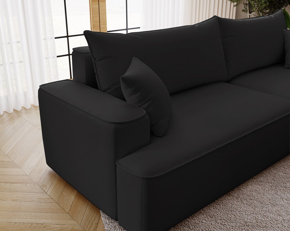 Designer Sofa Fresh Bouclé met slaapfunctie en opbergruimte