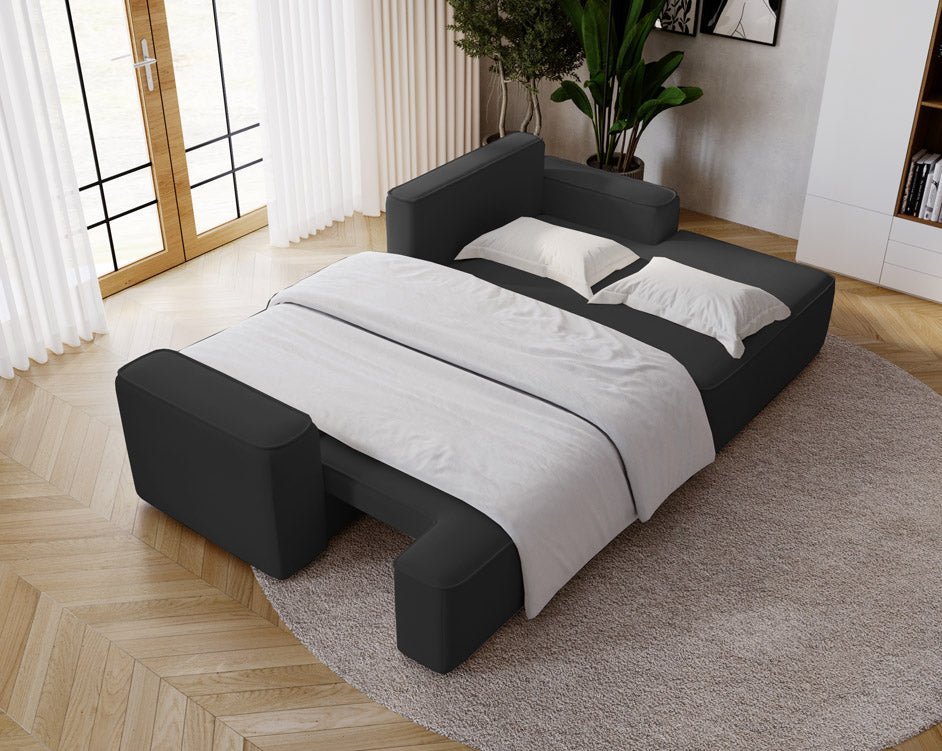 Designer Sofa Fresh Bouclé met slaapfunctie en opbergruimte