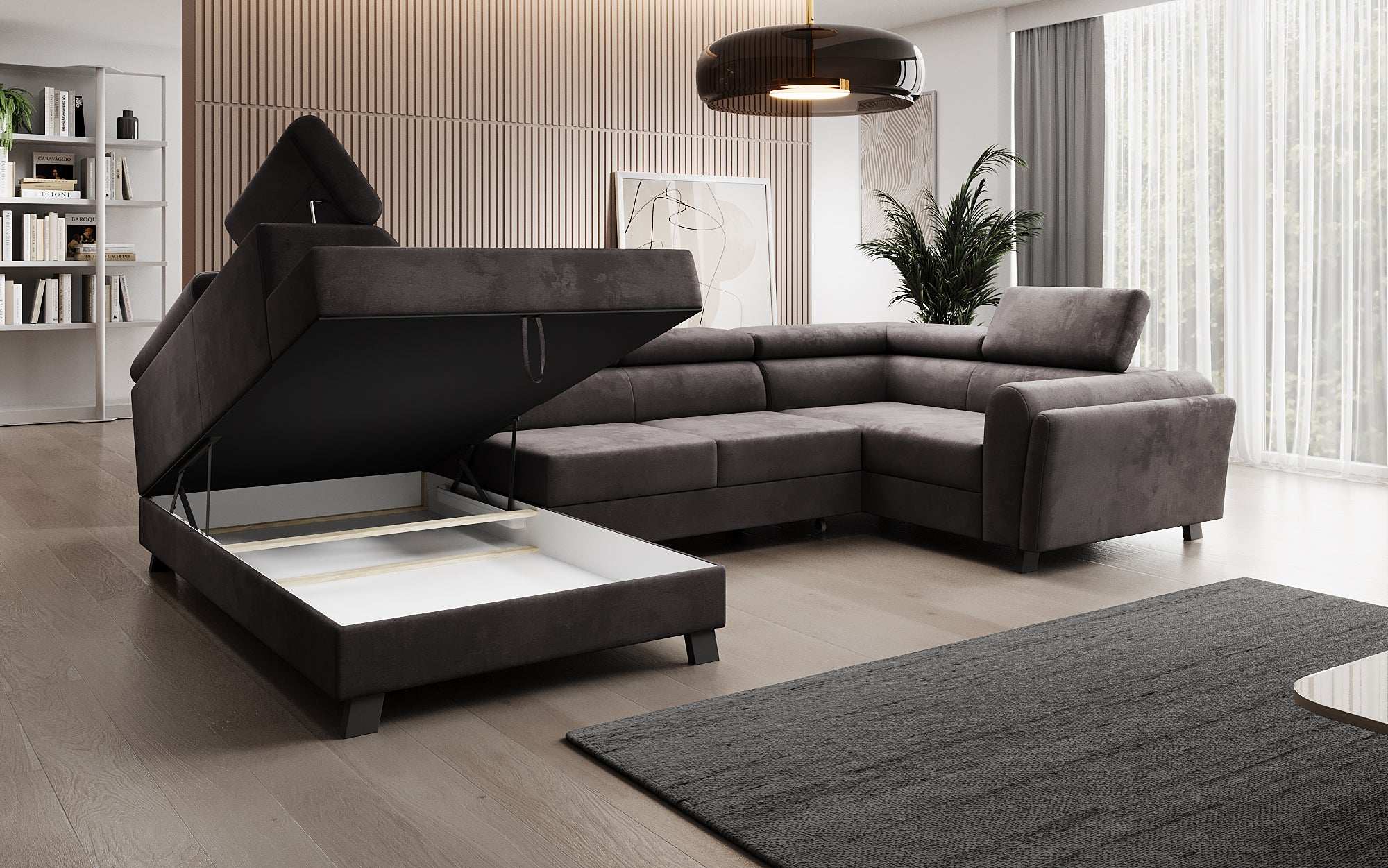 Designer Sofa Emilio met slaap- en klapfunctie