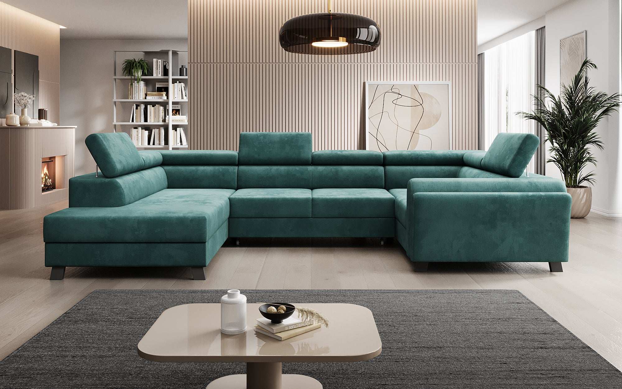 Designer Sofa Emilio met slaap- en klapfunctie