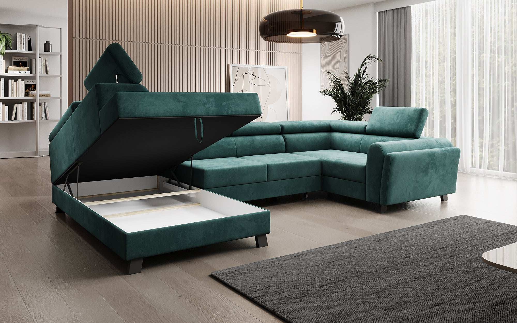 Designer Sofa Emilio met slaap- en klapfunctie