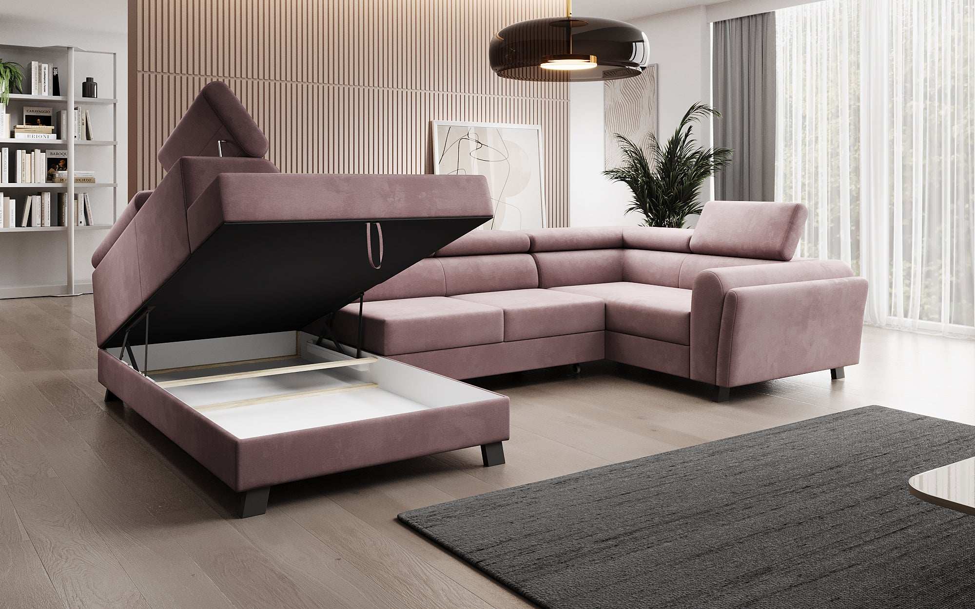 Designer Sofa Emilio met slaap- en klapfunctie
