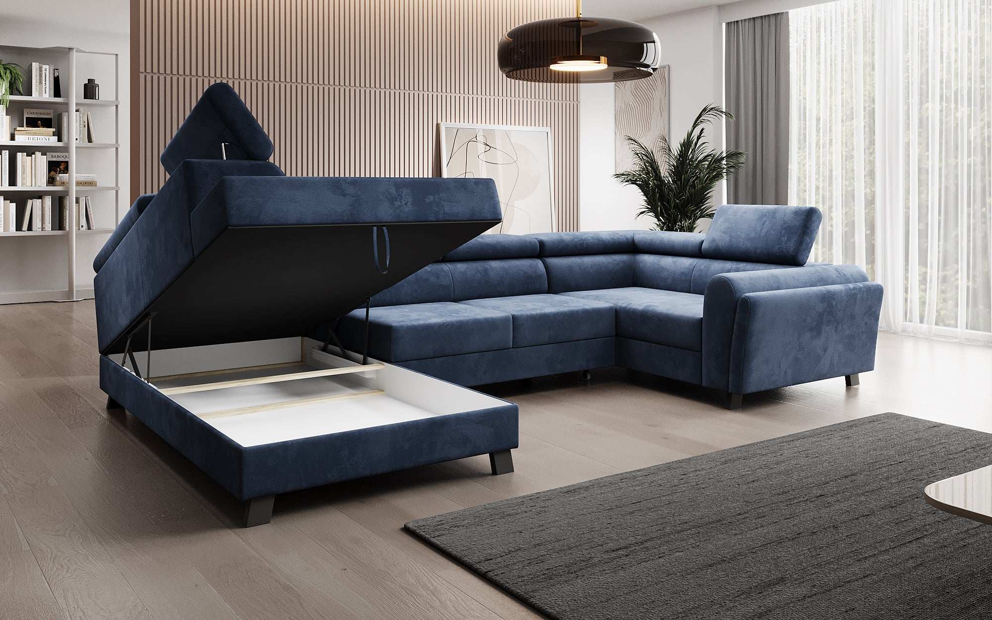 Designer Sofa Emilio met slaap- en klapfunctie