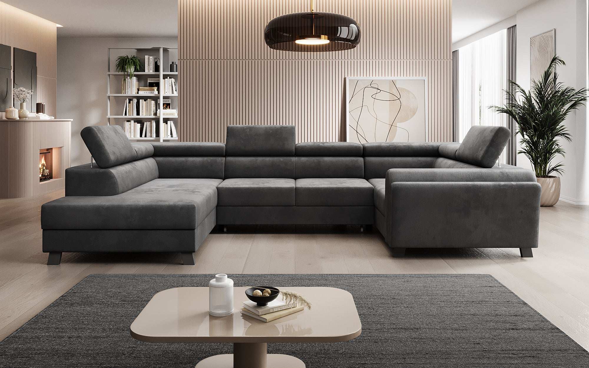 Designer Sofa Emilio met slaap- en klapfunctie