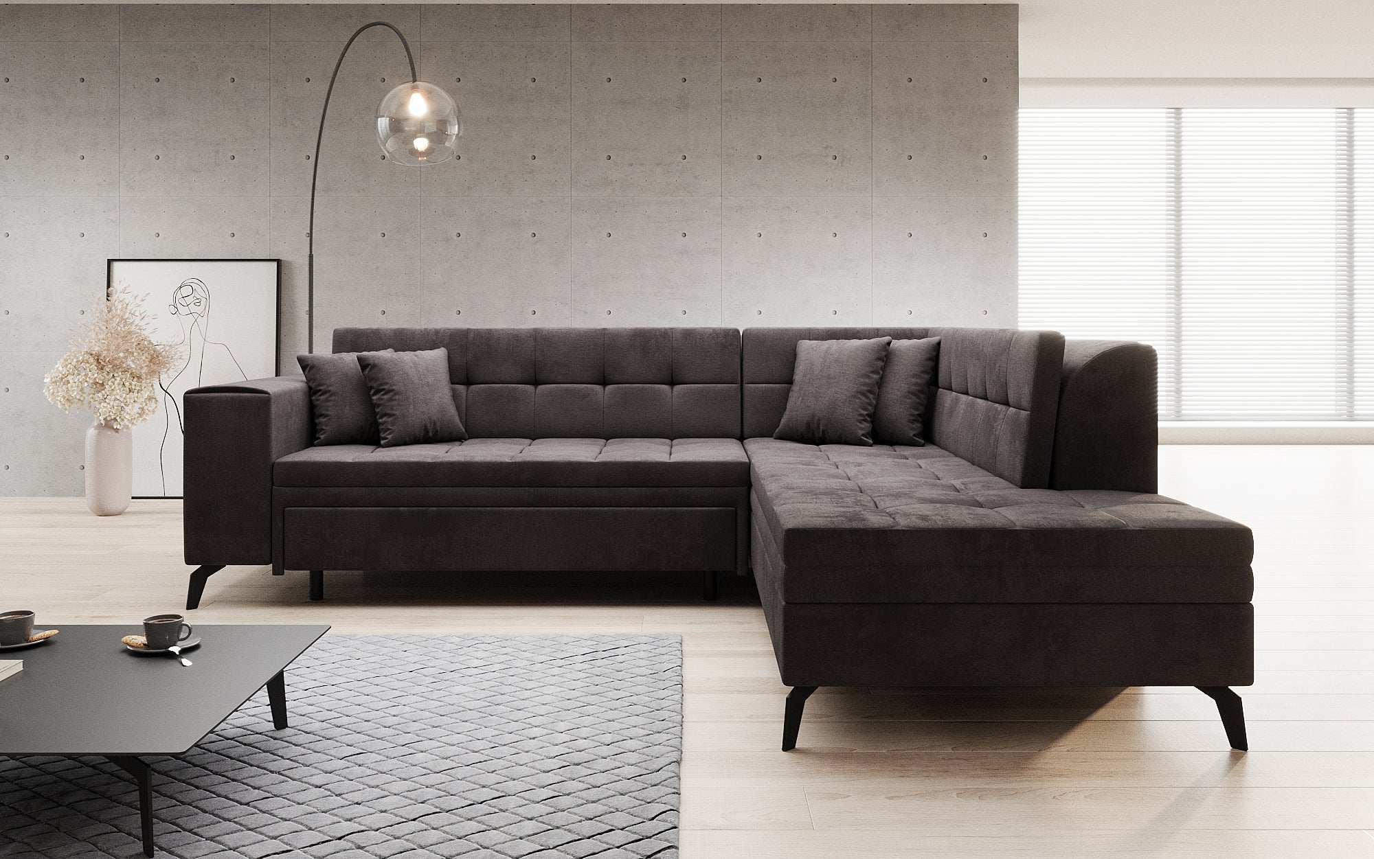 Designer Sofa Lania met slaapfunctie