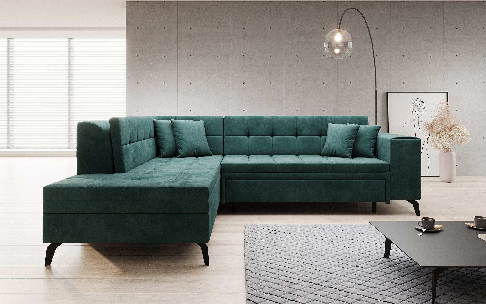 Designer Sofa Lania met slaapfunctie