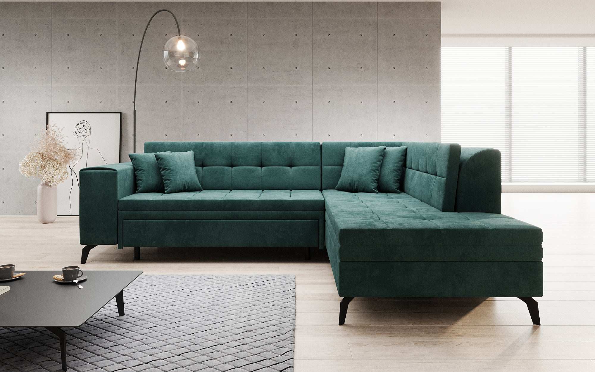 Designer Sofa Lania met slaapfunctie