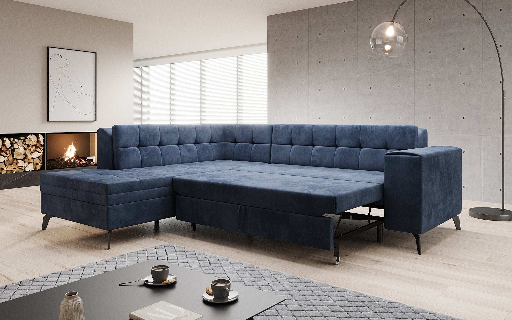 Designer Sofa Lania met slaapfunctie