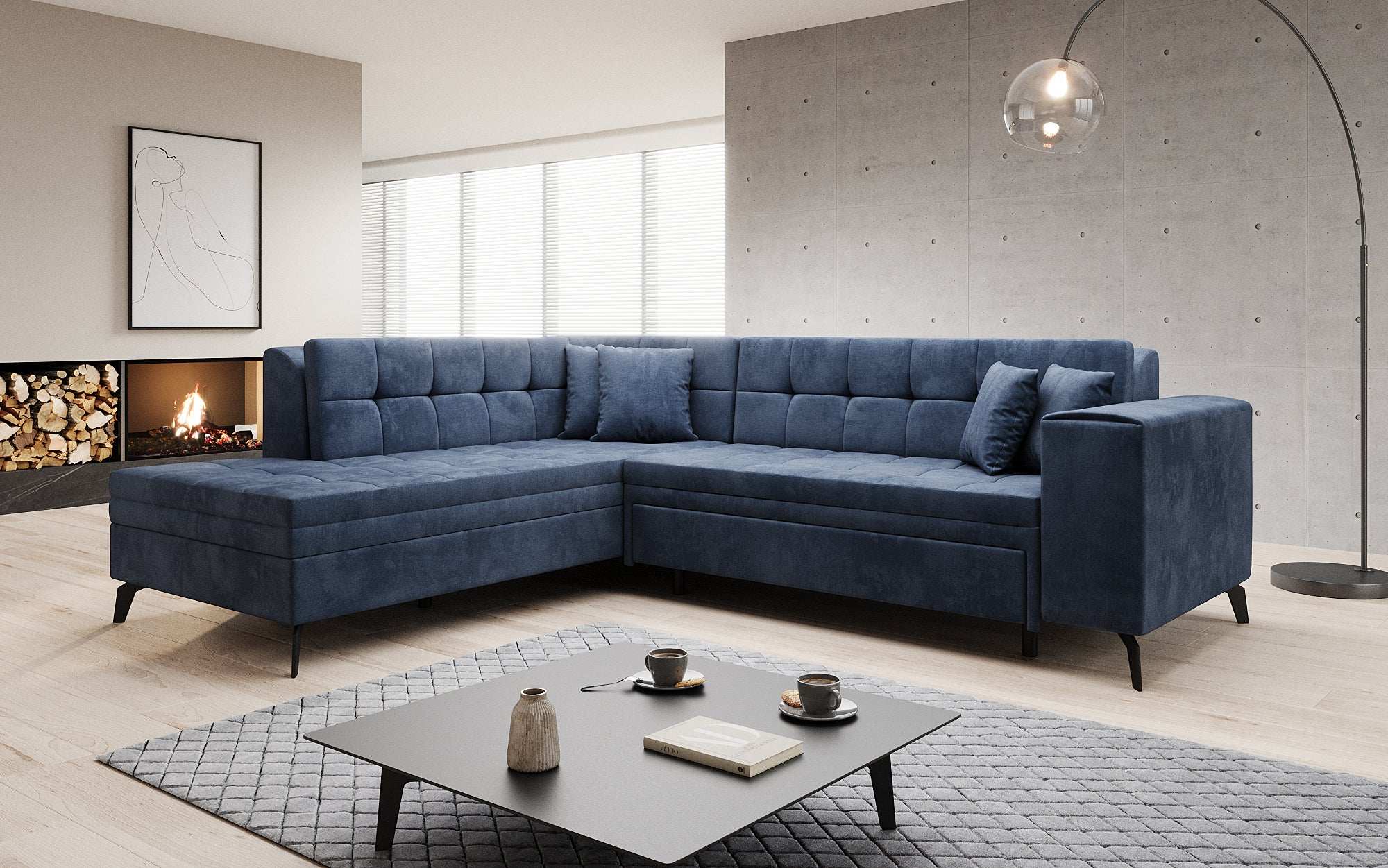 Designer Sofa Lania met slaapfunctie