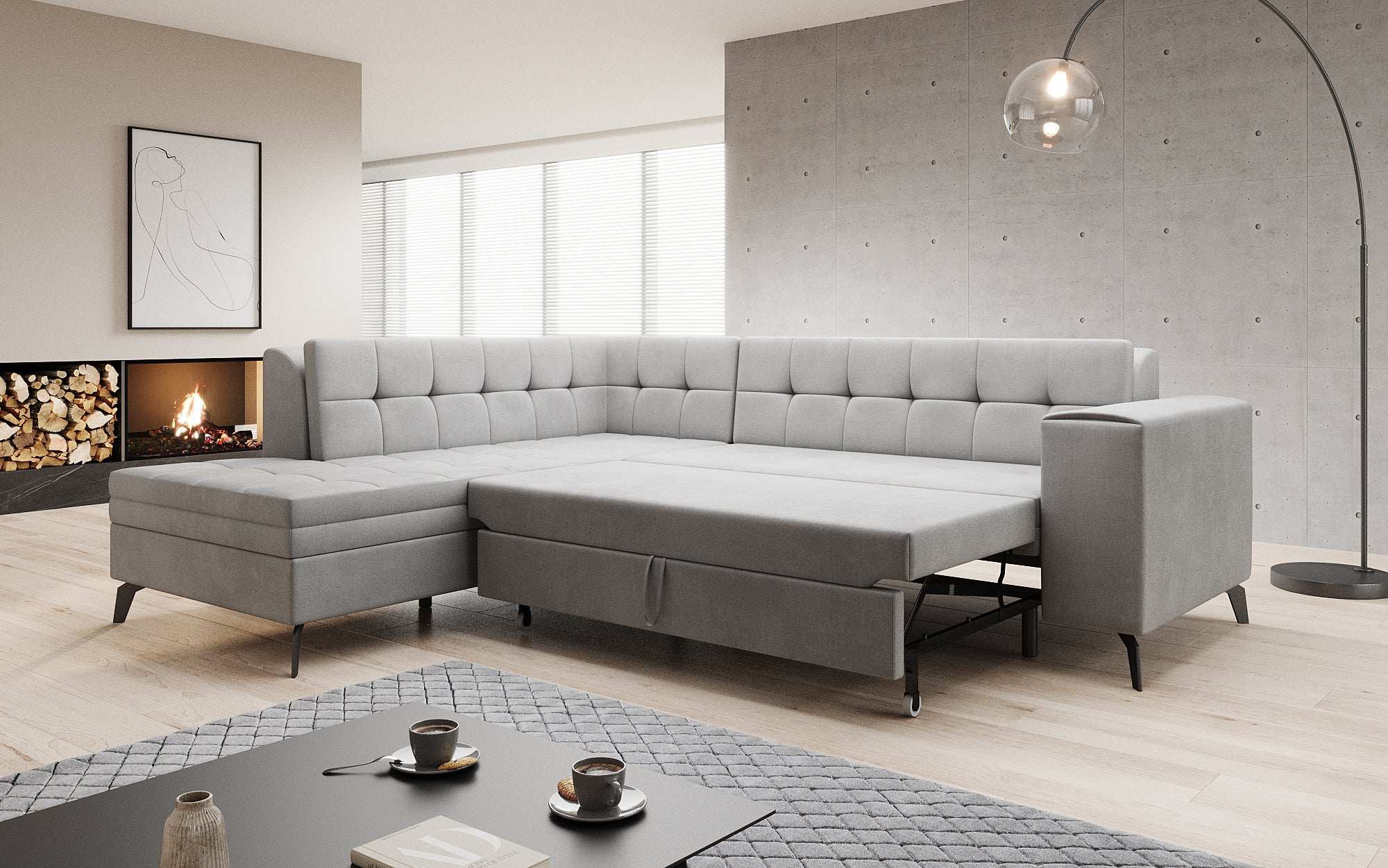 Designer Sofa Lania met slaapfunctie