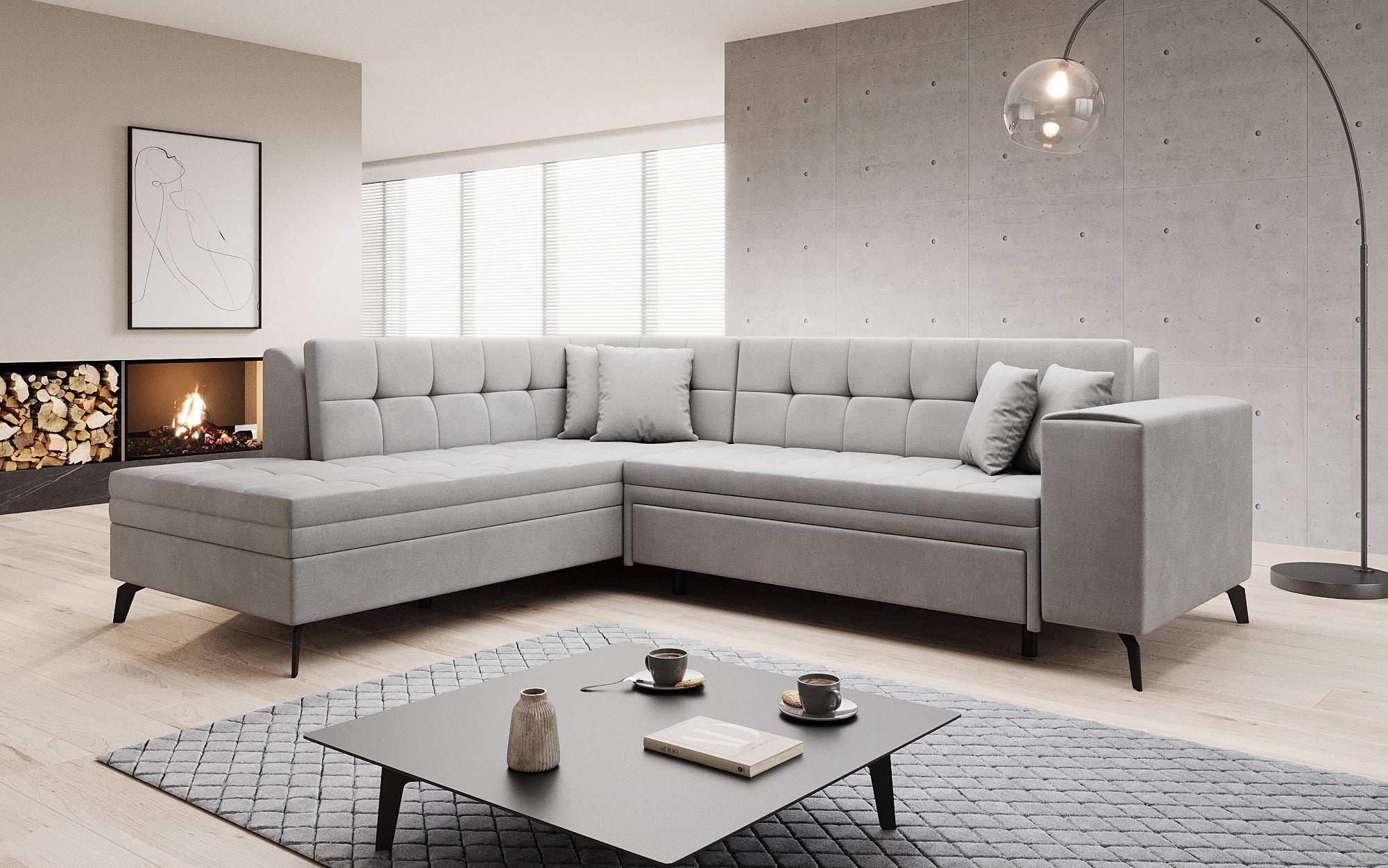 Designer Sofa Lania met slaapfunctie