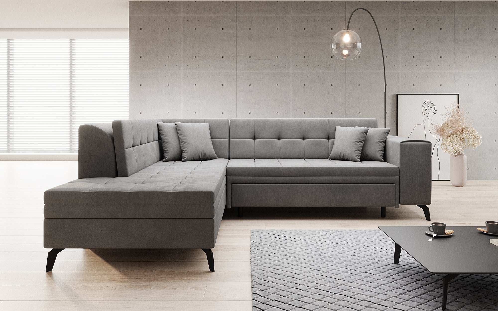 Designer Sofa Lania met slaapfunctie