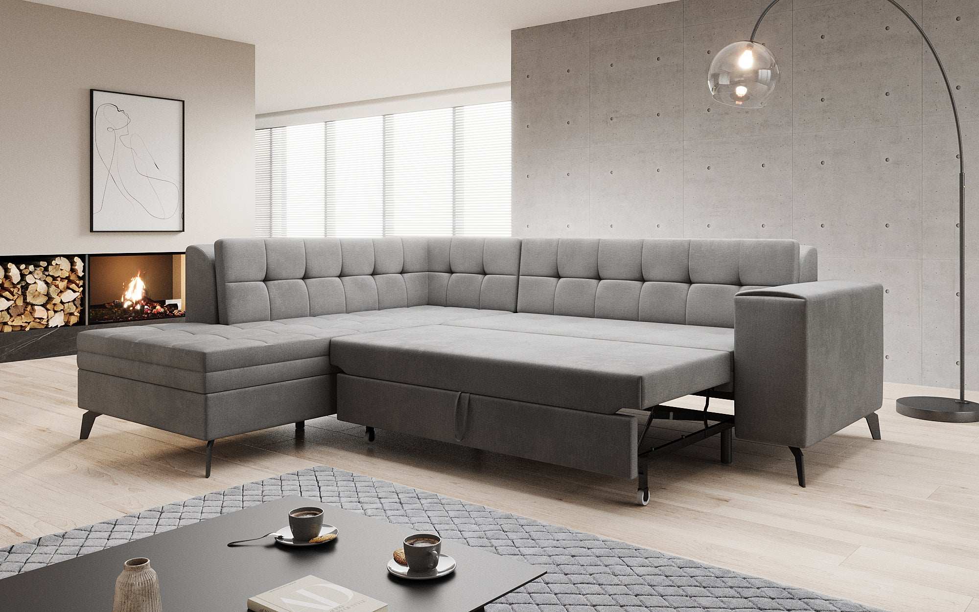 Designer Sofa Lania met slaapfunctie