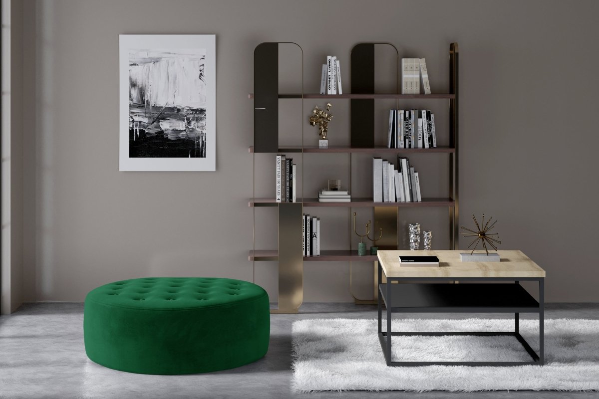 Designer Beistellhocker Marino - Luxusbetten24