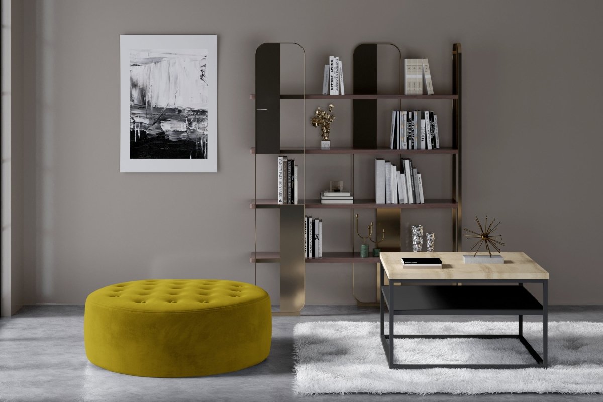 Designer Beistellhocker Marino - Luxusbetten24