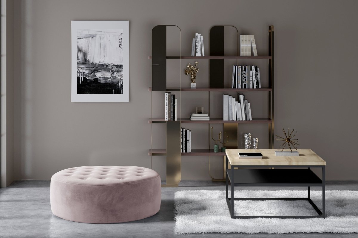Designer Beistellhocker Marino - Luxusbetten24