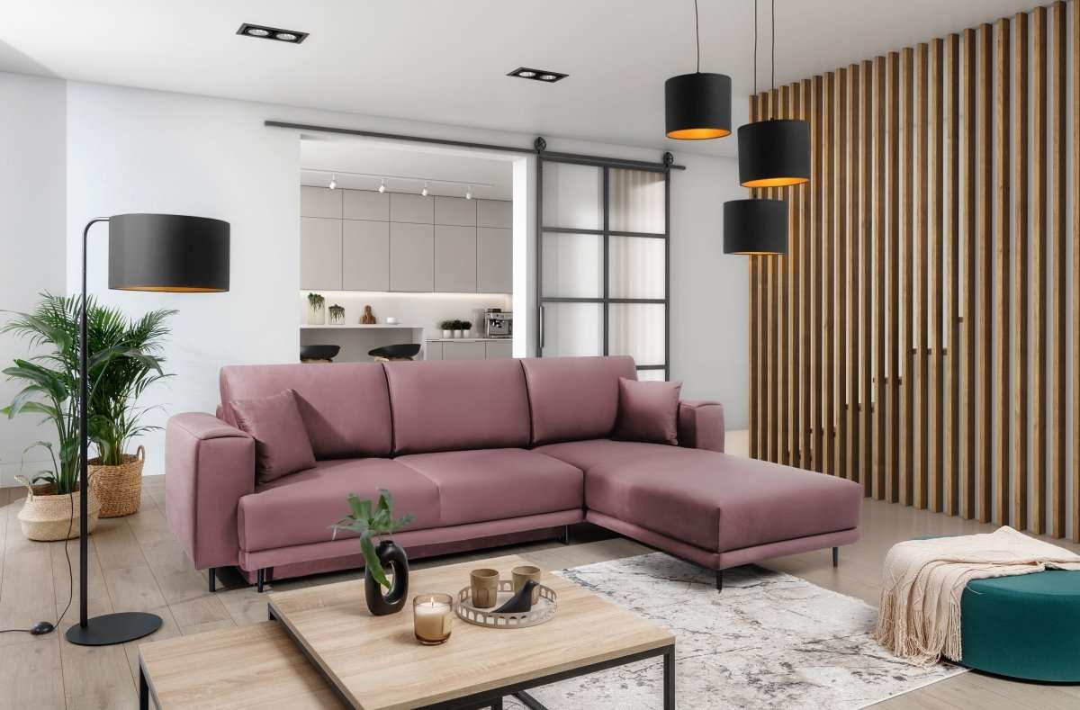 Designer Sofa Diana mit Schlaffunktion und Stauraum - Luxusbetten24