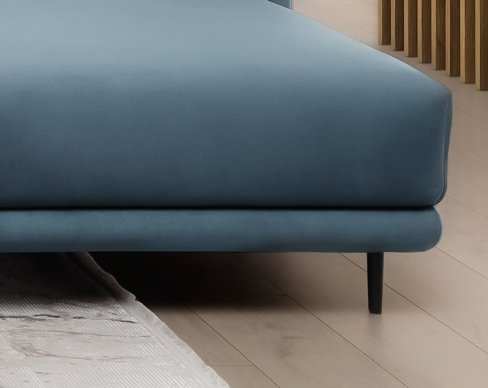 Designer Sofa Diana mit Schlaffunktion und Stauraum - Luxusbetten24