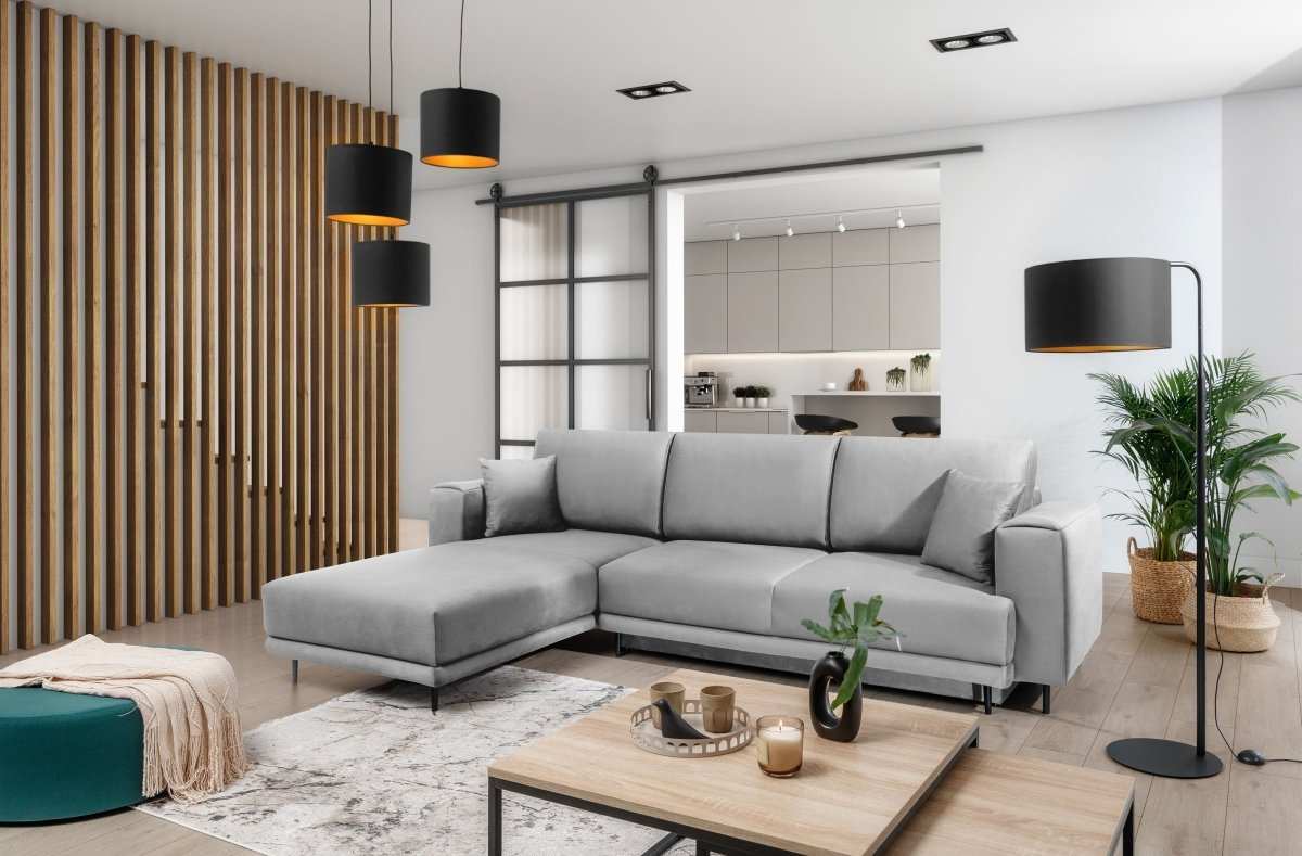 Designer Sofa Diana mit Schlaffunktion und Stauraum - Luxusbetten24