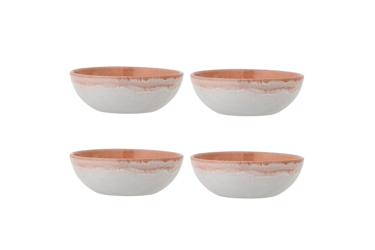 Kom Kelo – gemaakt van steengoed - set van 4