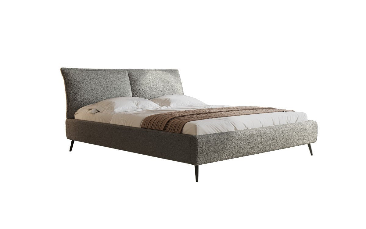 Designer Polsterbett Zoe Bouclé met opbergruimte