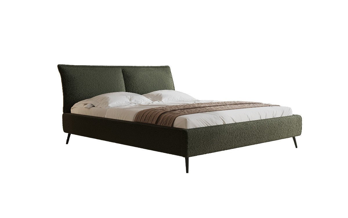 Designer Polsterbett Zoe Bouclé met opbergruimte
