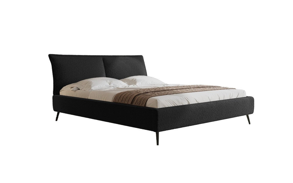Designer Polsterbett Zoe Bouclé met opbergruimte