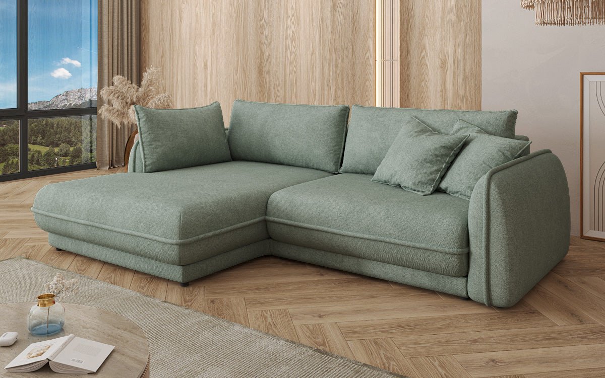 Designer Sofa Mojave II Stof met slaapfunctie en opbergruimte