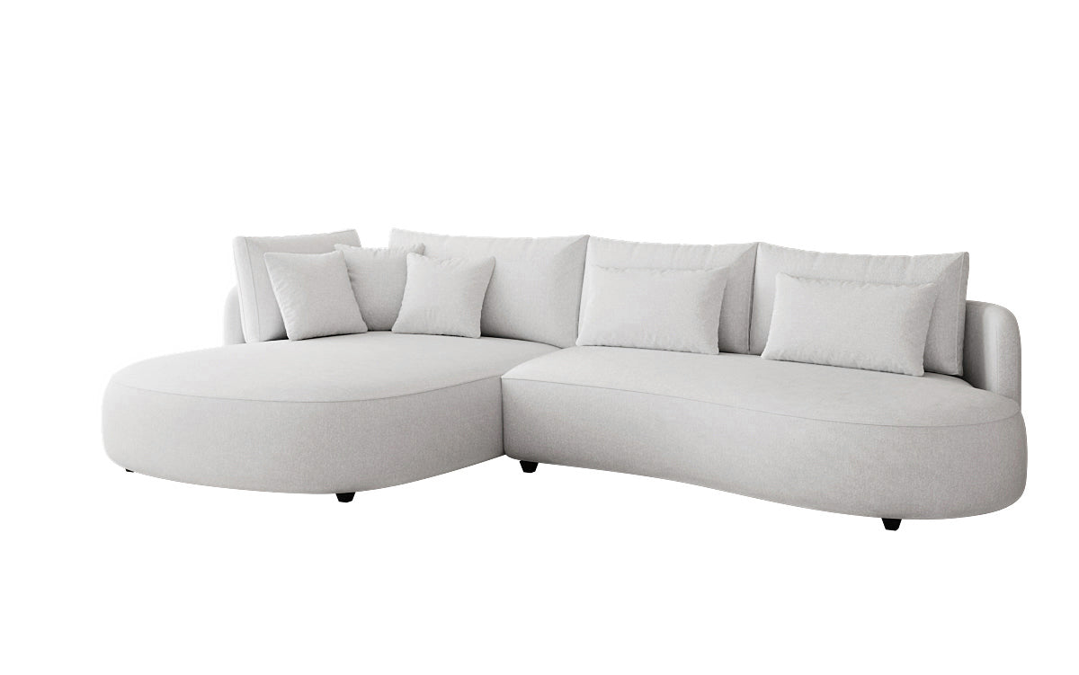 Designer hoekbank Ando Mini in structuurstof