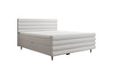 Boxspringbed Tubo in structuurstof met opbergruimte