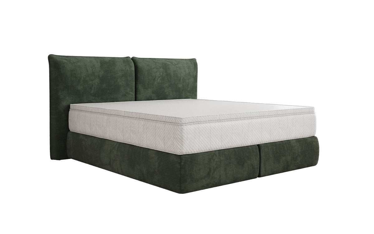 Boxspringbed Pillo in Ribstof