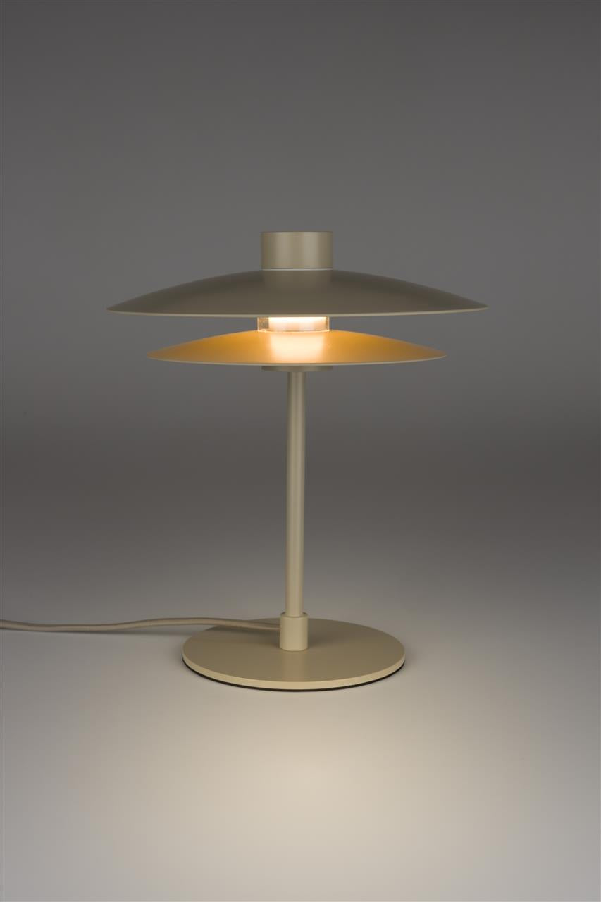 Tafellamp Wubbo – van ijzer in Beige