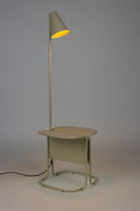 Vloerlamp Eilif – van ijzer in Beige