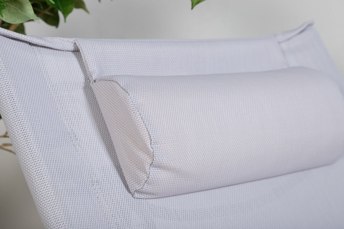 2-delige set - ligstoel Zephyr van aluminium/polyester