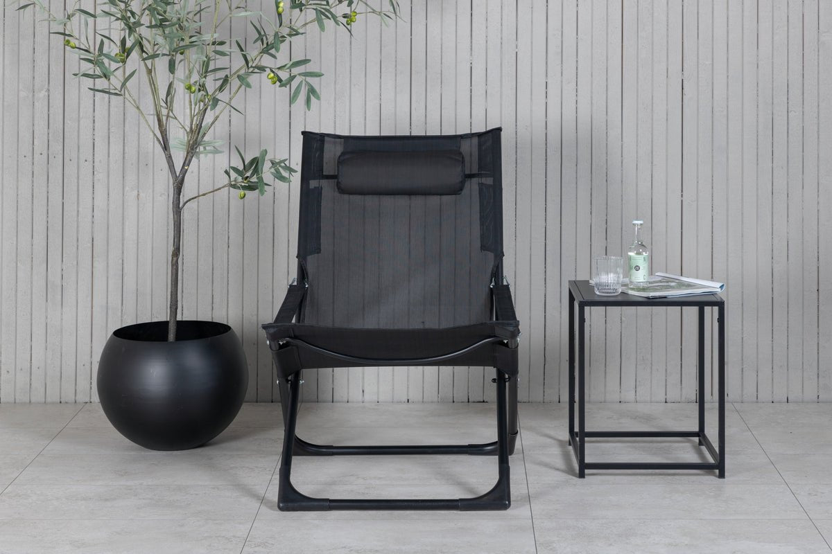 2-delige set - ligstoel Zephyr van aluminium/polyester