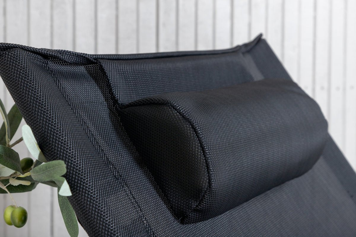 2-delige set - ligstoel Zephyr van aluminium/polyester