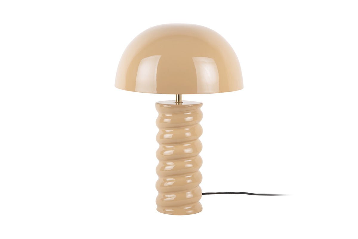 Tafellamp Milano - Designlamp van ijzer met spiraalvoet