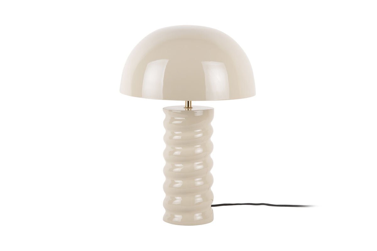Tafellamp Milano - Designlamp van ijzer met spiraalvoet
