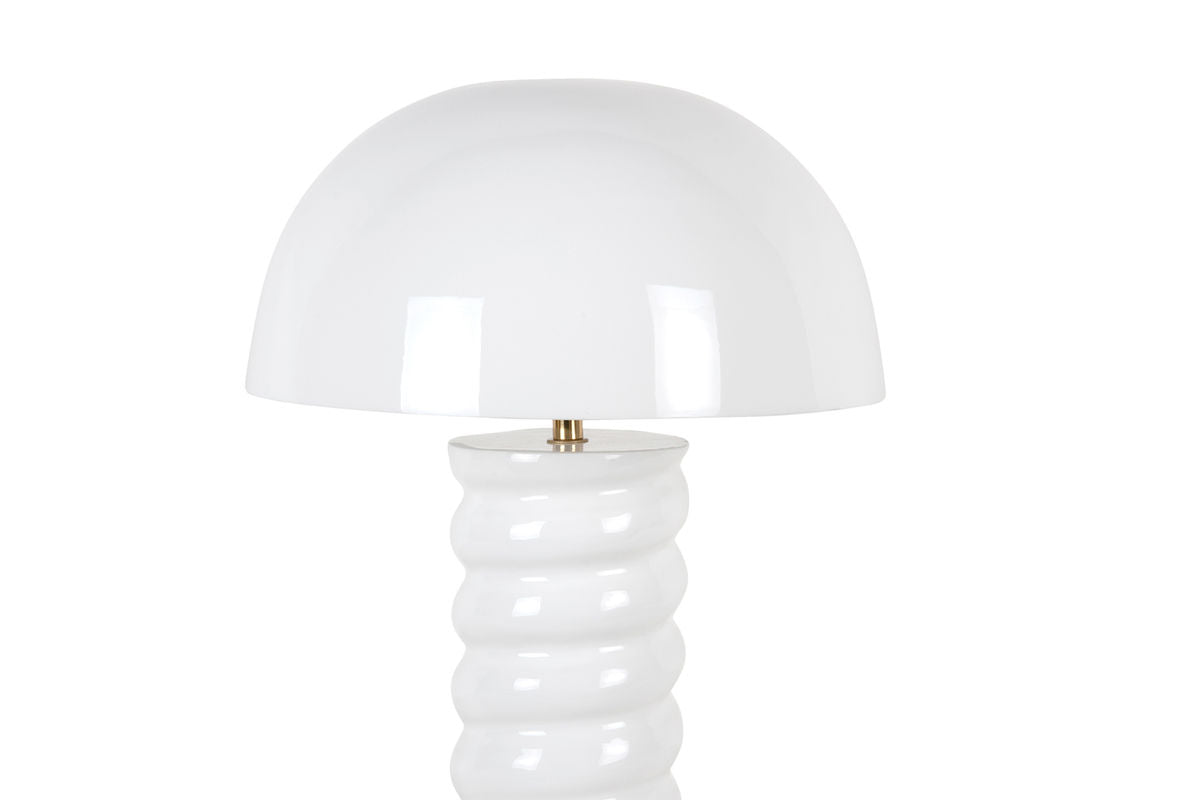 Tafellamp Milano - Designlamp van ijzer met spiraalvoet