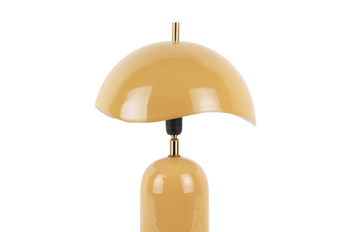Tafellamp Madeira - Designlamp van ijzer met golvende kap