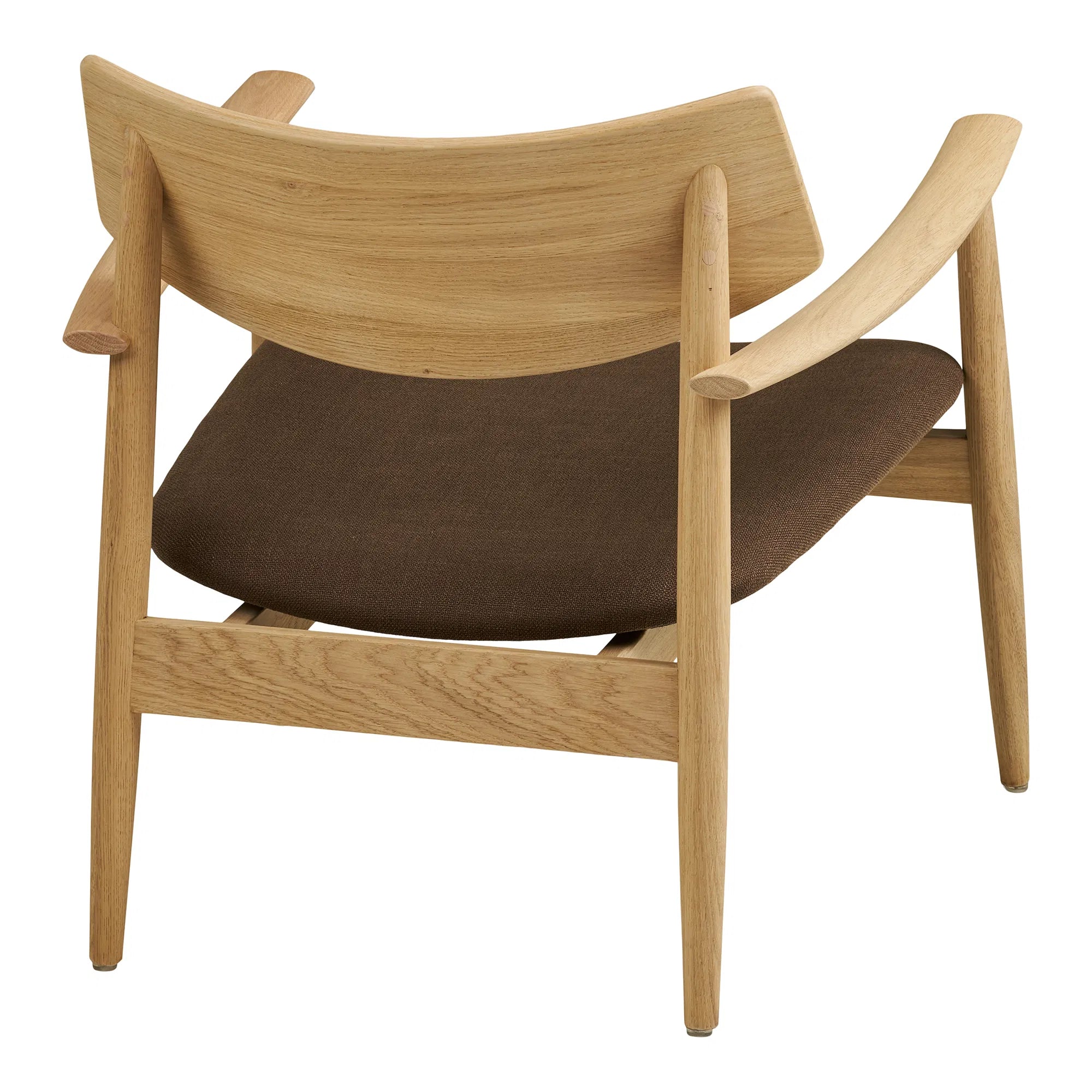 Designer fauteuil Agnar set met bijzetkruk van Eiken