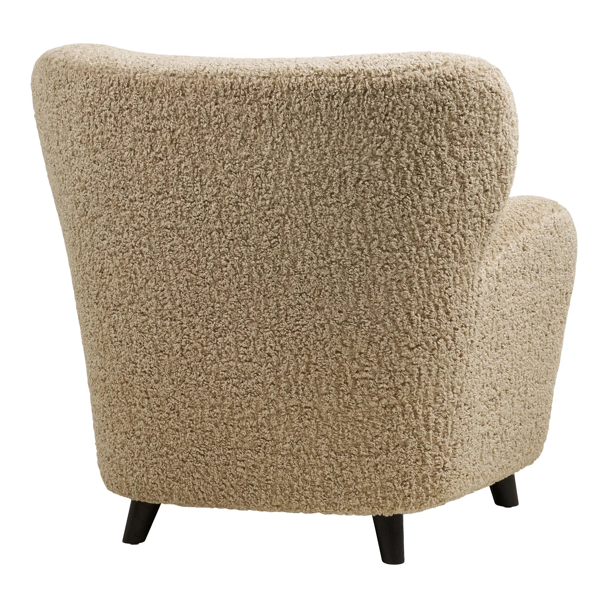 Designer bank-fauteuil Hudson in Beige Bouclé